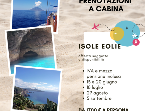 Crociera in caicco alle Isole Eolie in cabin charter – partenze 2026
